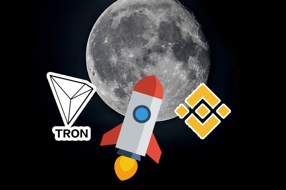 Binance Coin a Tron to the moon