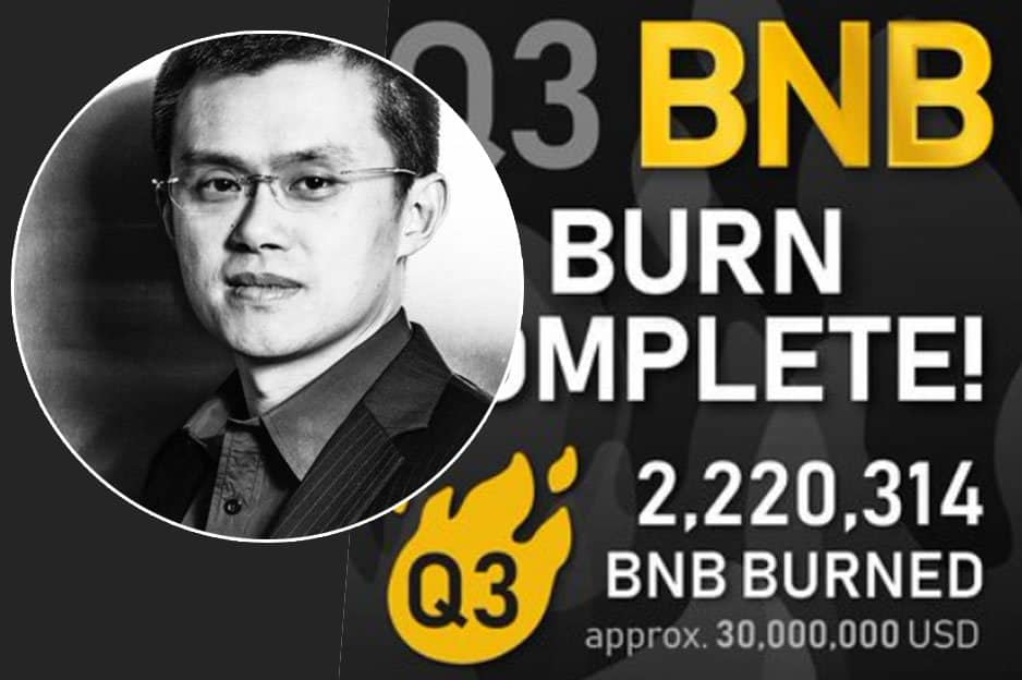 Changpeng Zhao a pálenie BNB