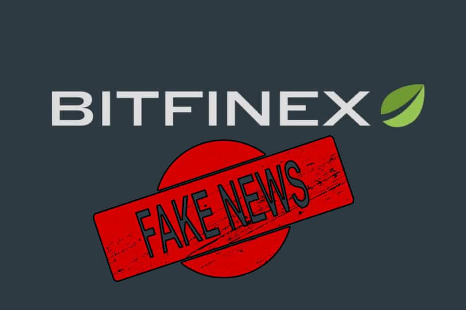 Bitfinex - fake news