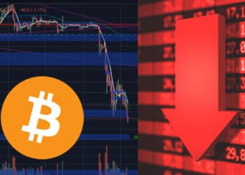 Graf - BTC - pád