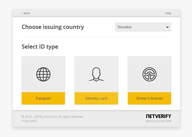Binance typ dokladu