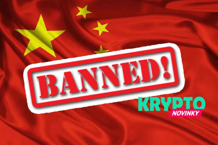 Čína zákaz