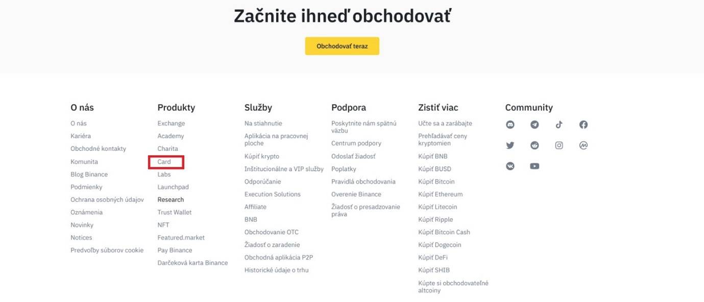 binance card 5