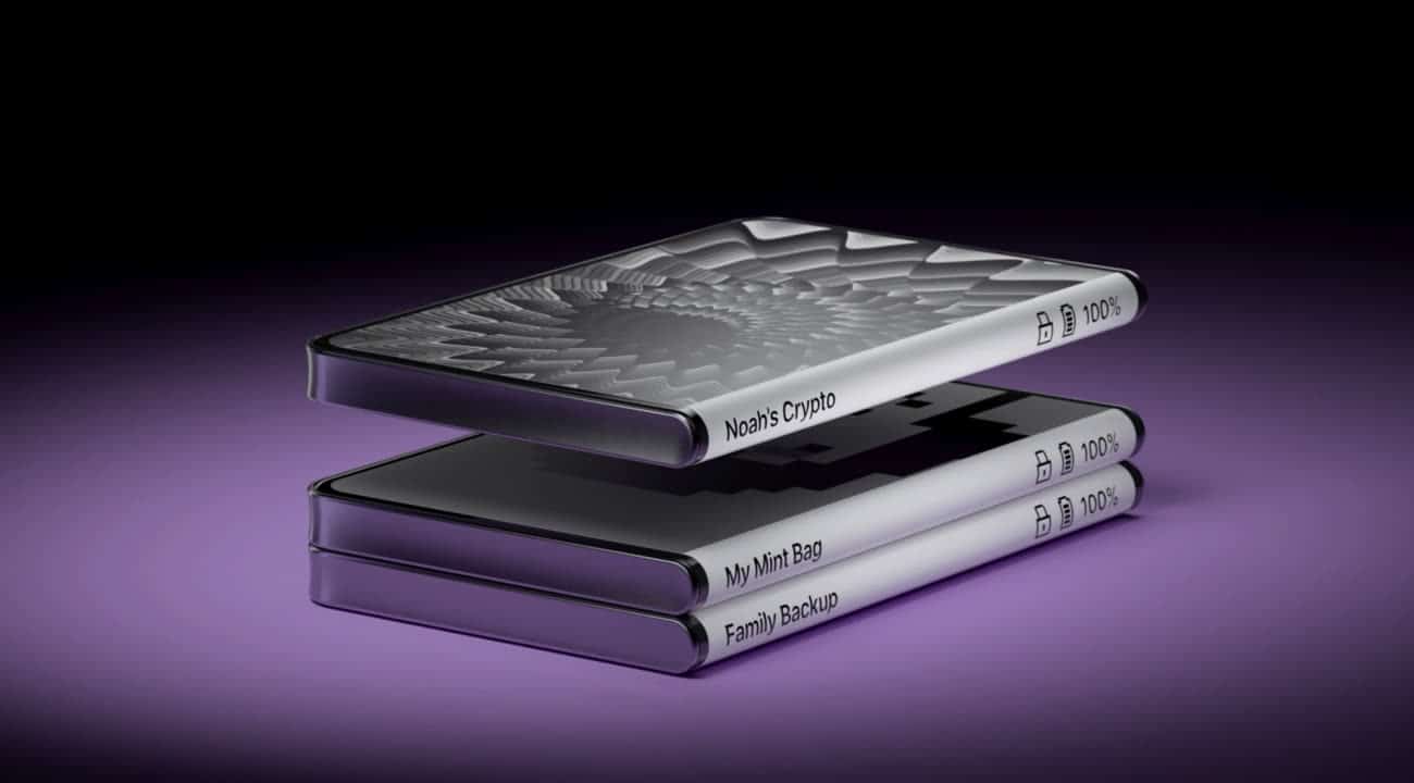 Ledger Stax hardware wallet. Zdroj: Ledger