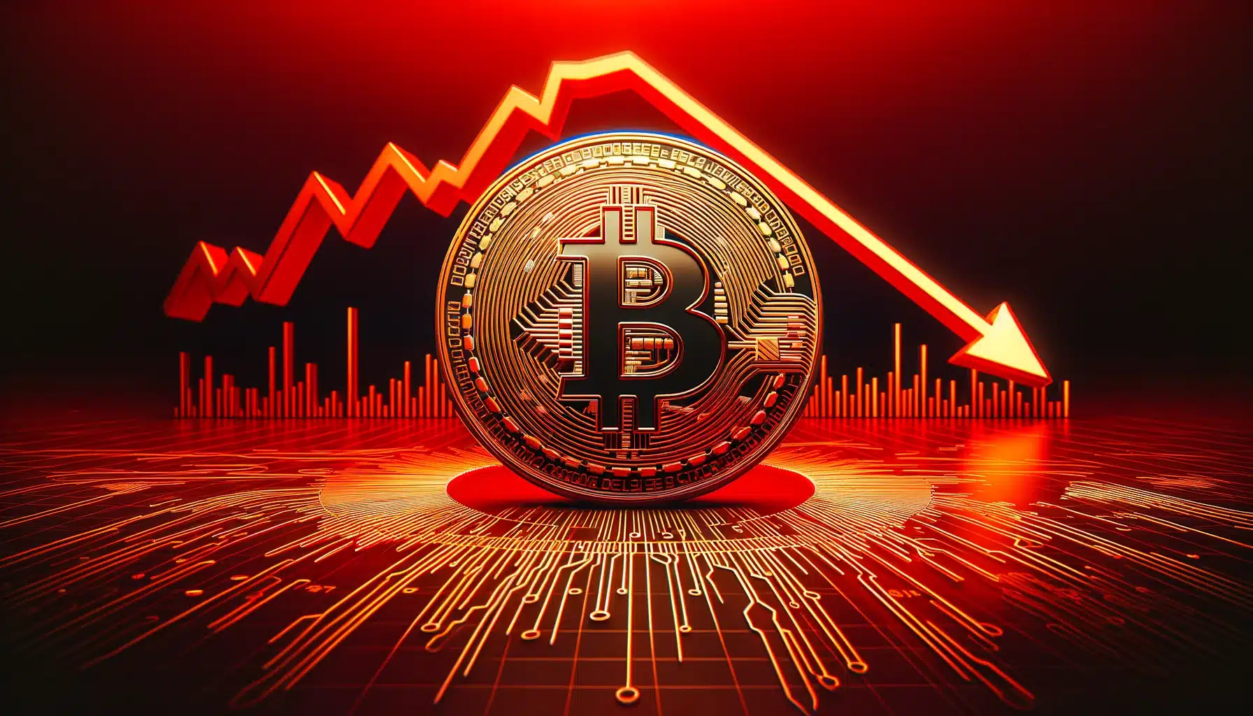 Bitcoin-pokles