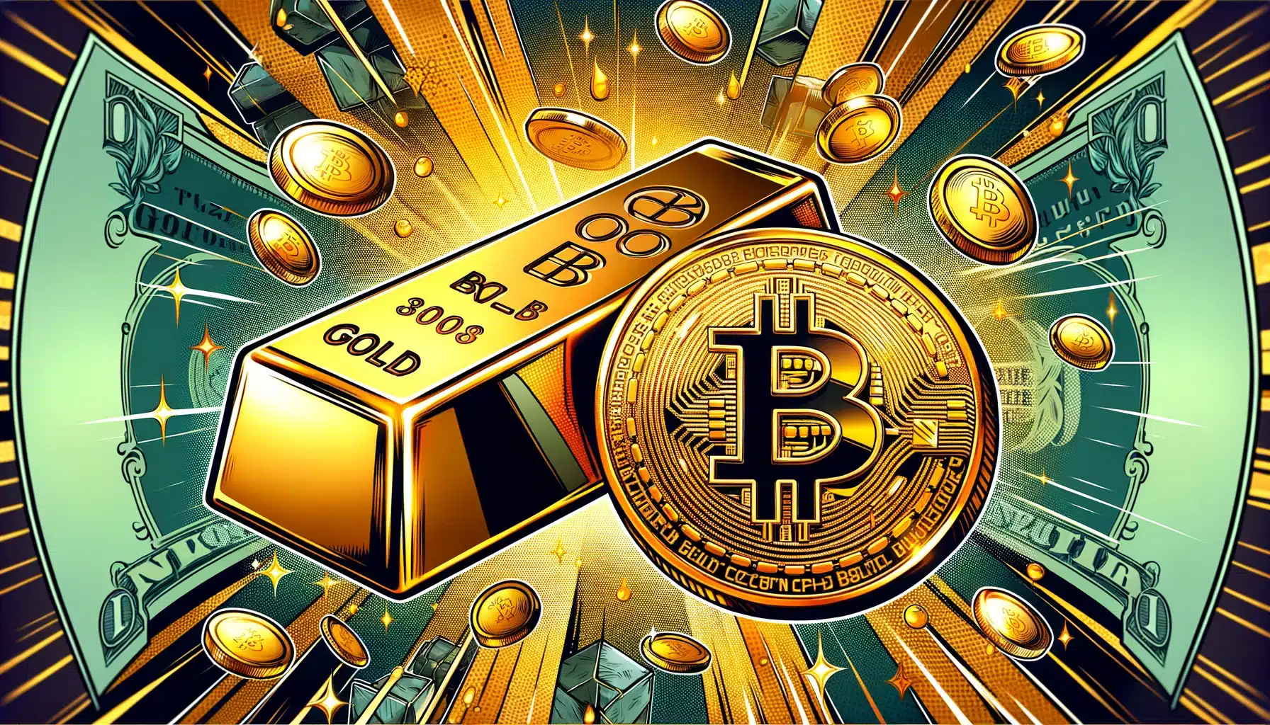 zlato Bitcoin