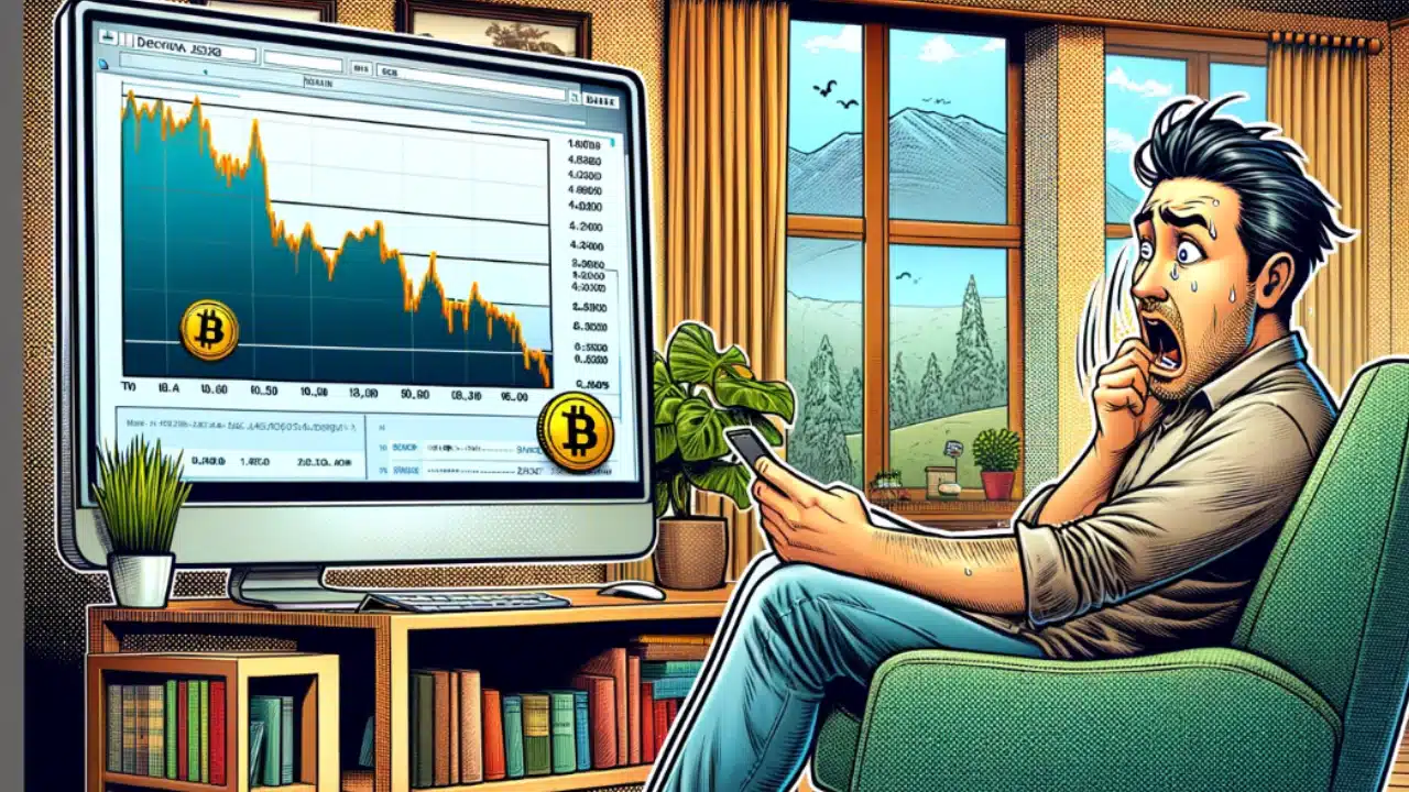 Bitcoin pokles