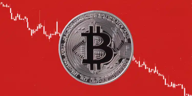 Bitcoin pokles