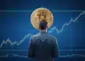 Bitcoin analytik pozerá na graf BTC