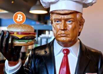 Trump si kúpil burger za BTC – Snaží sa získať si krypto komunitu do volieb?