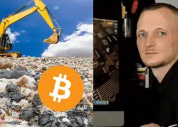 Hľadanie bitcoinov na smetisku