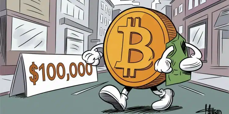 Bitcoin na cene $100 000