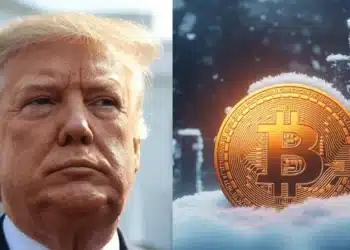Donald Trump a Bitcoin - ilustračný (AI)