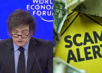 Javier Milei, podvod