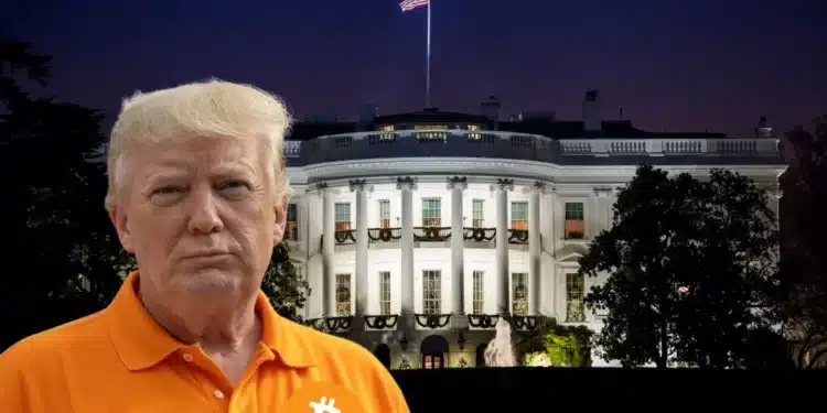 Donald Trump a Biely dom