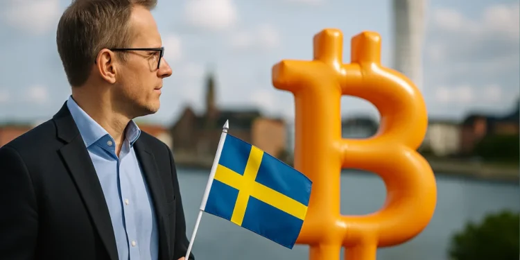 Švédsko Bitcoin