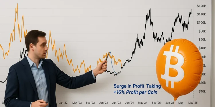 Bitcoin profit taking