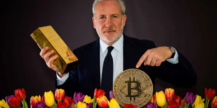 Peter Schiff Bitcoin Zlato Tulipany