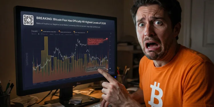 Extrémny strach Bitcoin