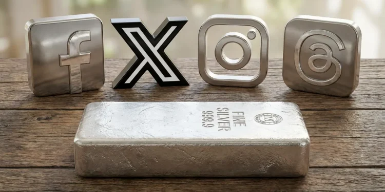 Striebro Socialne Siete