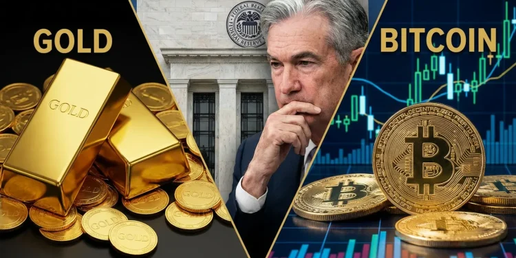 Zlato Bitcoin Fed