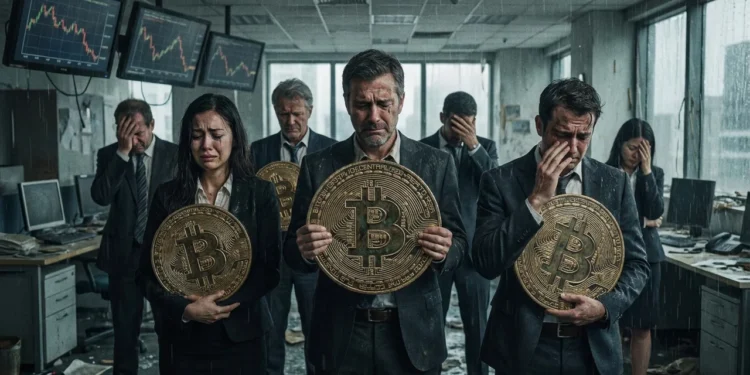 Bitcoin Investori Smutok