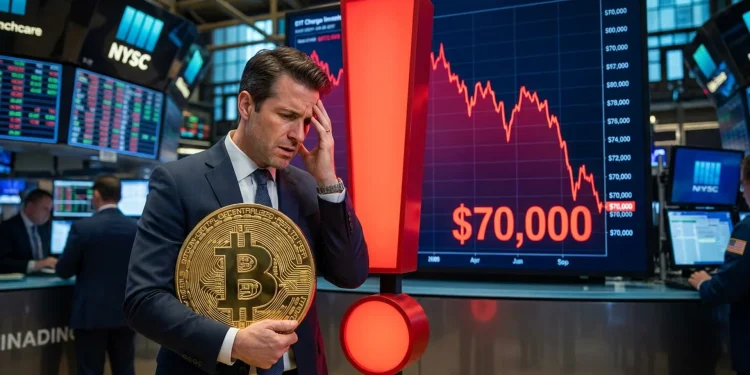 Bitcoin Obavy Pokles 70000