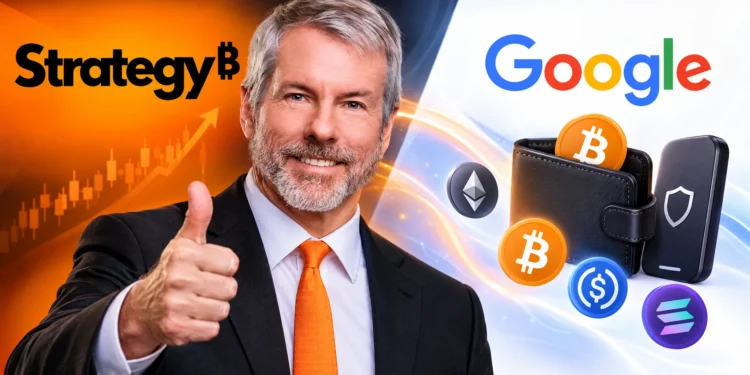 Saylor Strategy Google Kryptomeny